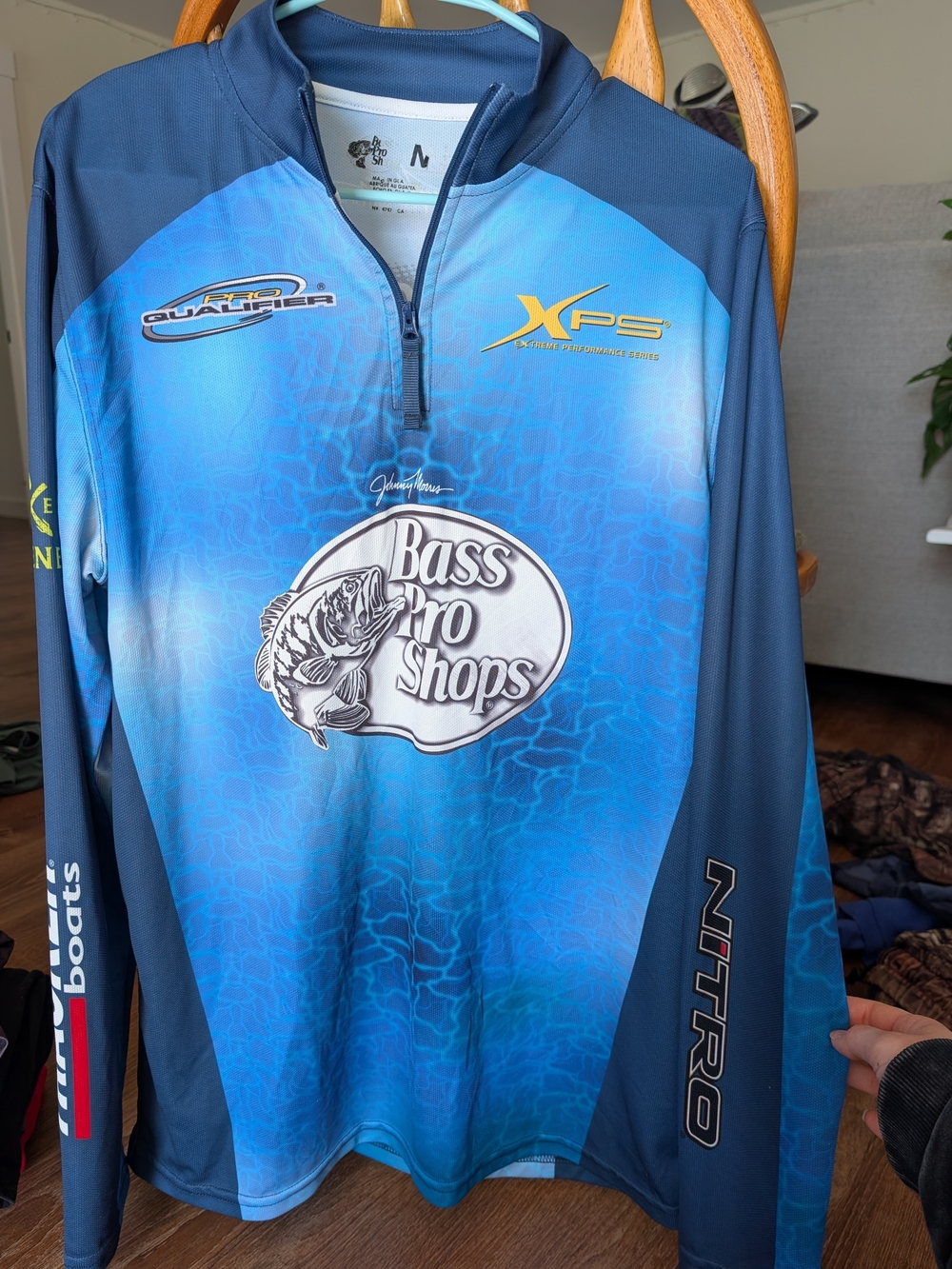 Bass Pro Shops XPS Pro Qualifier Fishing Jersey Quarter-Zip Men's M